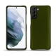 Coque cuir Samsung Galaxy S21+ - Vert Veggie