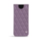 硬质真皮保护套 Samsung Galaxy S21+ - Lilas - Couture ( Nappa - Pantone 2645U ) 