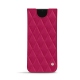 Lederschutzhülle Samsung Galaxy S21+ - Rose fluo - Couture