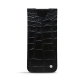 Funda de piel Samsung Galaxy S21+ - Crocodile nero