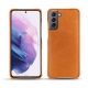 Custodia in pelle Samsung Galaxy S21 - Mandarine vintage ( Pantone 165C ) 