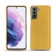 Custodia in pelle Samsung Galaxy S21 - Mimosa ( Pantone 141C ) 