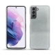 Custodia in pelle Samsung Galaxy S21 - Platinium ( Pantone 877C ) 