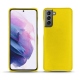 Lederschutzhülle Samsung Galaxy S21 - Jaune fluo