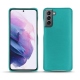 Funda de piel Samsung Galaxy S21 - Bleu fluo