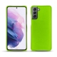 Capa em pele Samsung Galaxy S21 - Vert fluo