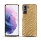 Coque cuir Samsung Galaxy S21 - Serpent sabbia