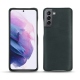 レザーケース Samsung Galaxy S21 - Blu marino