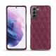 Funda de piel Samsung Galaxy S21 - Prune vintage - Couture
