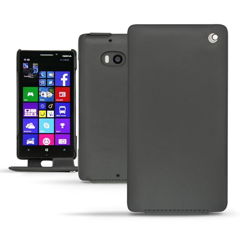 レザーケース Nokia Lumia 930  - Noir ( Nappa - Black ) 