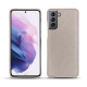 Coque cuir Samsung Galaxy S21 - Taupe innocent