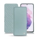 レザーケース Samsung Galaxy S21 - Bleu ciel ( Nappa - Pantone 277C ) 