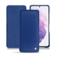 Lederschutzhülle Samsung Galaxy S21 - Bleu océan ( Nappa - Pantone 293C ) 