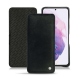 Lederschutzhülle Samsung Galaxy S21 - Dark vintage ( Roughtcut - Black#5256 ) 