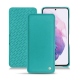 Custodia in pelle Samsung Galaxy S21 - Bleu fluo