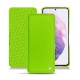 Lederschutzhülle Samsung Galaxy S21 - Vert fluo