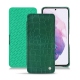 Custodia in pelle Samsung Galaxy S21 - Crocodile pino