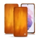 レザーケース Samsung Galaxy S21 - Orange Patine