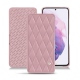Custodia in pelle Samsung Galaxy S21 - Rose - Couture ( Nappa - Pantone 2365C ) 