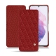 レザーケース Samsung Galaxy S21 - Tomate - Couture ( Pantone 187C ) 