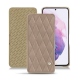 Custodia in pelle Samsung Galaxy S21 - Taupe vintage - Couture