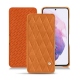 レザーケース Samsung Galaxy S21 - Mandarine vintage - Couture