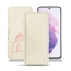 レザーケース Samsung Galaxy S21 - Blanc escumo