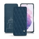 レザーケース Samsung Galaxy S21 - Blu mediterran - Couture