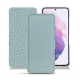 Housse cuir Samsung Galaxy S21 - Bleu ciel PU
