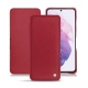 レザーケース Samsung Galaxy S21 - Rouge passion