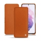 レザーケース Samsung Galaxy S21 - Orange vibrant