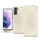 レザーケース Samsung Galaxy S21 - Blanc (  Nappa - White ) 