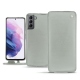 Lederschutzhülle Samsung Galaxy S21 - Gris ( Nappa - Pantone W428C ) 