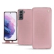 Samsung Galaxy S21 leather case - Rose ( Nappa - Pantone 2365C ) 