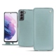 Funda de piel Samsung Galaxy S21 - Bleu ciel ( Nappa - Pantone 277C ) 