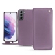 Custodia in pelle Samsung Galaxy S21 - Lilas ( Nappa - Pantone 2645U ) 