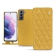 Capa em pele Samsung Galaxy S21 - Mimosa - Couture ( Pantone 141C ) 