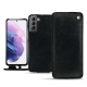 Funda de piel Samsung Galaxy S21 - Dark vintage ( Roughtcut - Black#5256 ) 