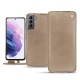 Capa em pele Samsung Galaxy S21 - Taupe vintage ( Pantone 7530C ) 