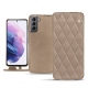 Funda de piel Samsung Galaxy S21 - Taupe vintage - Couture