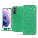 Custodia in pelle Samsung Galaxy S21 - Menthe vintage - Couture