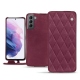 Custodia in pelle Samsung Galaxy S21 - Prune vintage - Couture