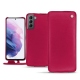 Custodia in pelle Samsung Galaxy S21 - Rose fluo