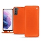 Capa em pele Samsung Galaxy S21 - Orange fluo