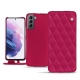 Capa em pele Samsung Galaxy S21 - Rose fluo - Couture