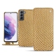 レザーケース Samsung Galaxy S21 - Serpent sabbia