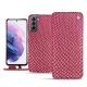 レザーケース Samsung Galaxy S21 - Serpent ciclamino