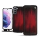 Custodia in pelle Samsung Galaxy S21 - Rouge Patine