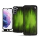 Capa em pele Samsung Galaxy S21 - Vert Patine