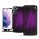 Funda de piel Samsung Galaxy S21 - Violet Patine